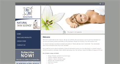 Desktop Screenshot of 2020skincare.com.au